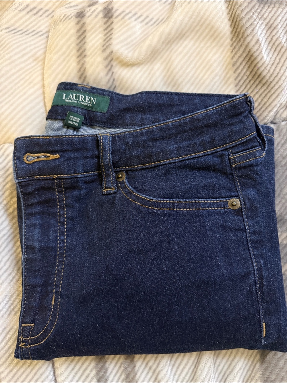 Lauren Ralph Lauren Men's Indigo Straight-Leg Jeans